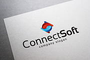 Connect Soft Logo, a Branding & Logo Template by EmilGuseinov (Thumbnail 1 of 2)