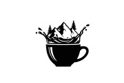 Mountain Coffee Cup Design Bundle, an Illustration by yasushie (Thumbnail 10 of 31)