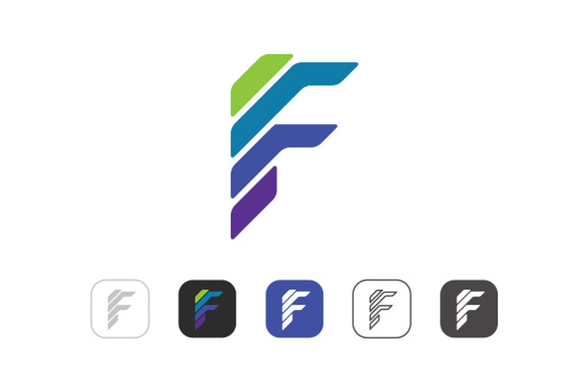 Simple F Logo, a Branding & Logo Template by nospacestore