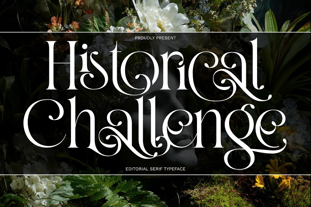 Historical Challenge Font, a Serif Font by 177Studio (Photo 1 of 8)