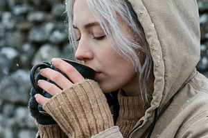 Winter Portrait of a Woman, a Person Photo by Virgo Studio