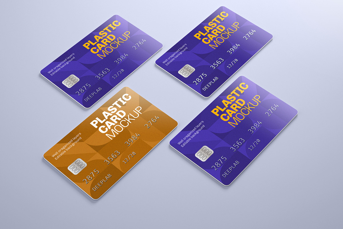Plastic Card Mockup | Credit Card, a Print Template by Deeplab (Photo 23 of 26)