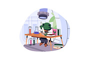 Cute animals students study set, an Education Illustration by PaperTrident (Thumbnail 11 of 13)