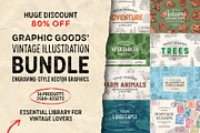 Vintage Illustration Bundle 80% OFF, an Object Graphic by Graphic Goods (Thumbnail 1 of 10)