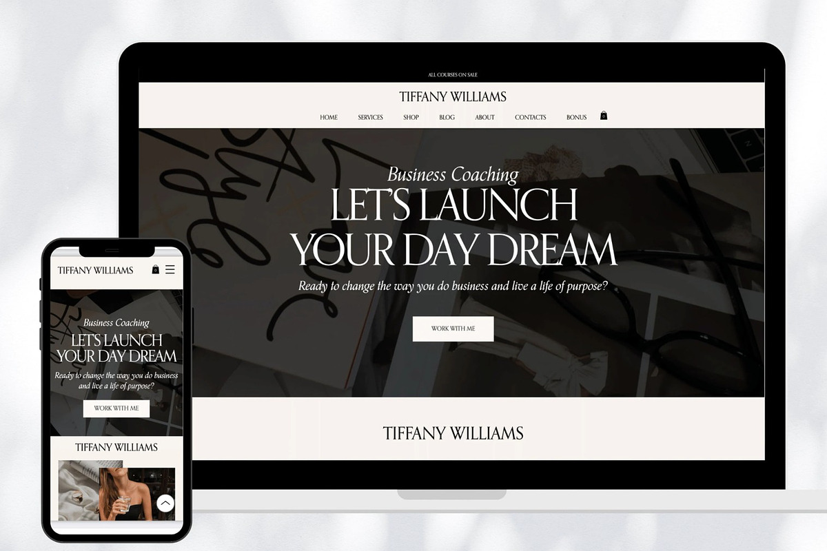 Wix Website template coach, a Wix Template by Presentibox (Photo 2 of 11)