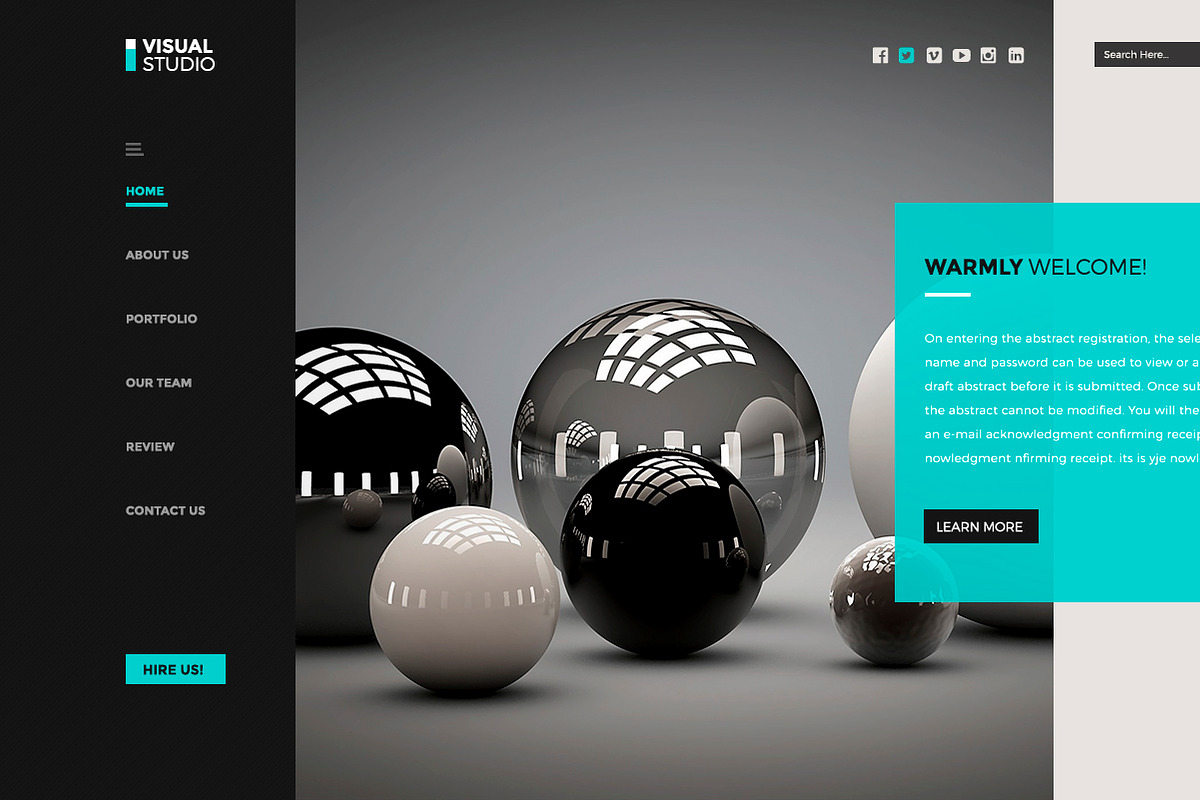 Creative Studio | Website UI PSD, a Websites & App Template by Layout ...