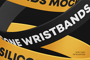 Matte Silicone Wristbands Mockup Set, an Apparel Mockup by Graphic Bird (Thumbnail 4 of 6)
