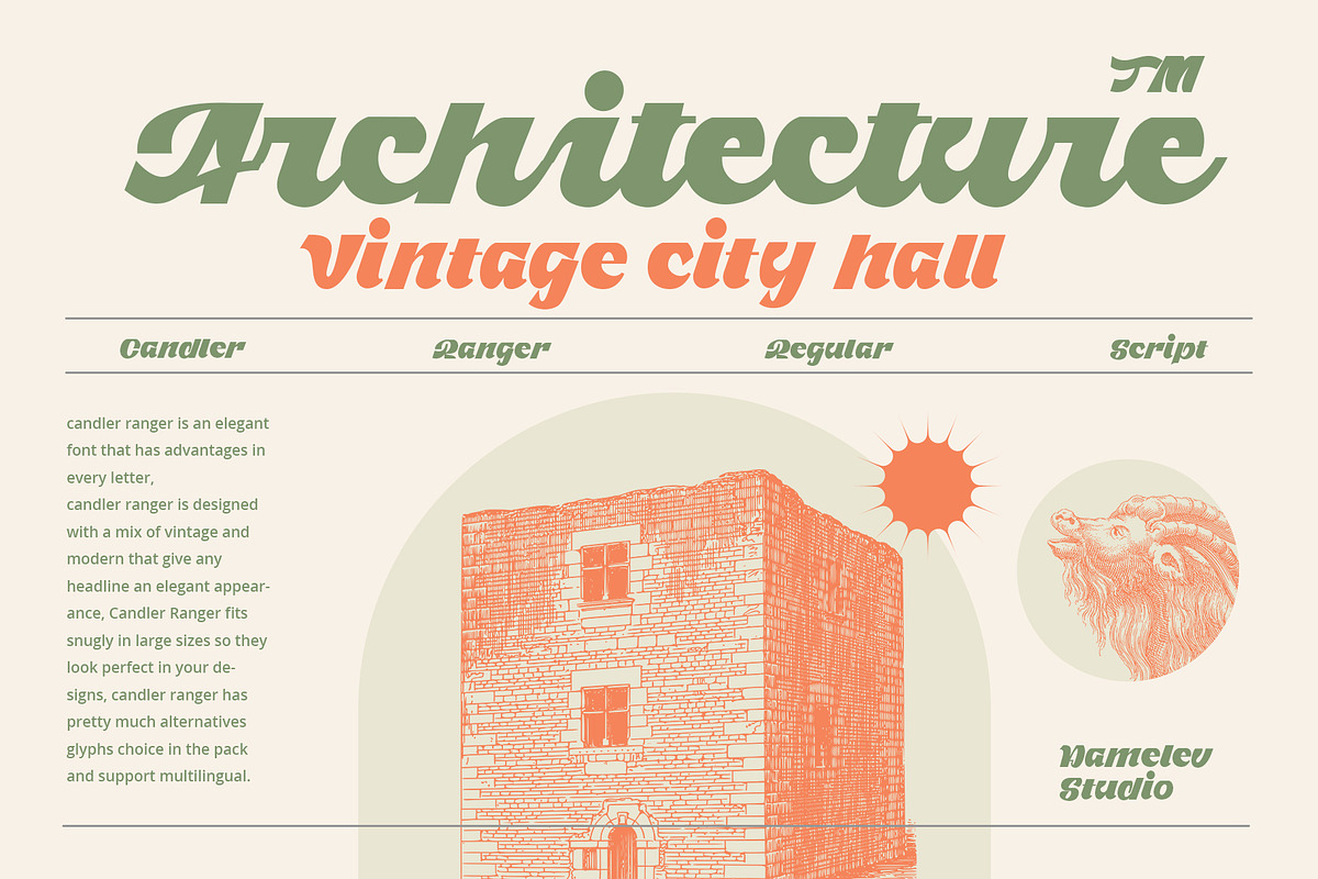 Candler Ranger Font Duo, a Script Font by Damelev (Photo 2 of 8)