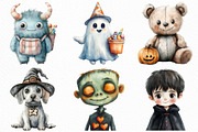 Watercolor Halloween Character, an Illustration by Craft Nest (Thumbnail 3 of 6)