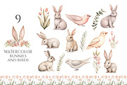 Watercolor Happy Easter Collection, a Decorative Illustration by Evgeniia (Thumbnail 5 of 17)