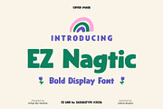 EZ Nagtic, a Sans Serif Font by Zafara Studios (Thumbnail 1 of 6)