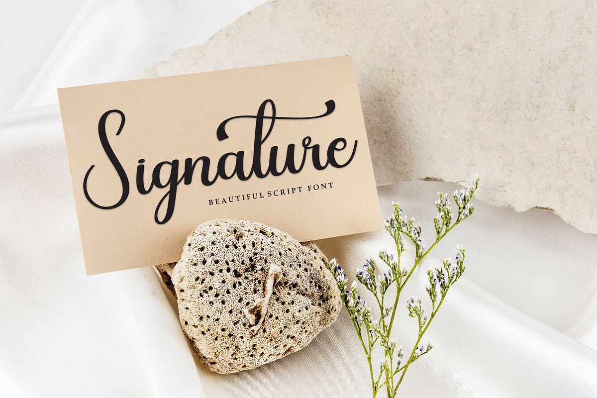 Autography | Script Font, a Handwritten Font by Scratchones (Photo 5 of 9)