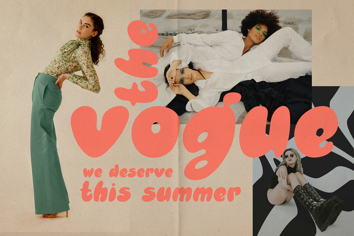 Tropiquaint Bubbly Y2K Groovy Font, a Sans Serif Font by Struvictory.art (Photo 4 of 9)