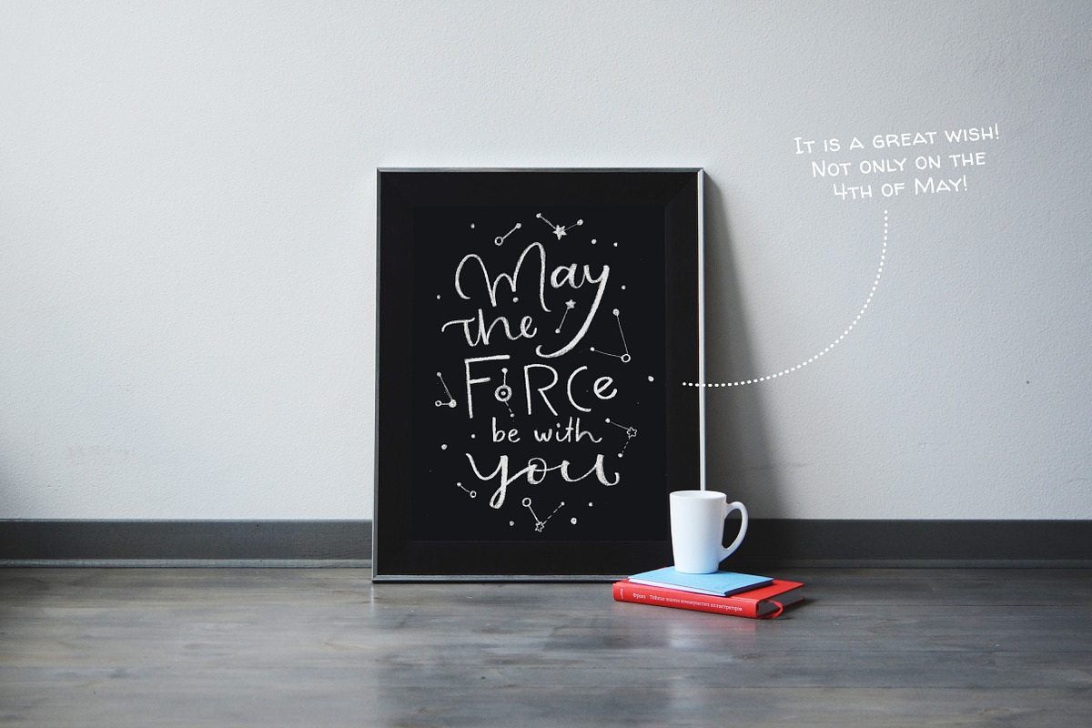 Chalk Lettering Set, Vector, a Decorative Illustration by Nina's Illustration Shop (Photo 8 of 11)