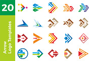 20 Logo Arrow Templates Bundle, a Branding & Logo Template by Friendesigns (Thumbnail 1 of 21)