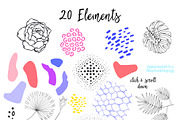 Abstract floral collection, a Decorative Illustration by Polanika (Thumbnail 11 of 12)