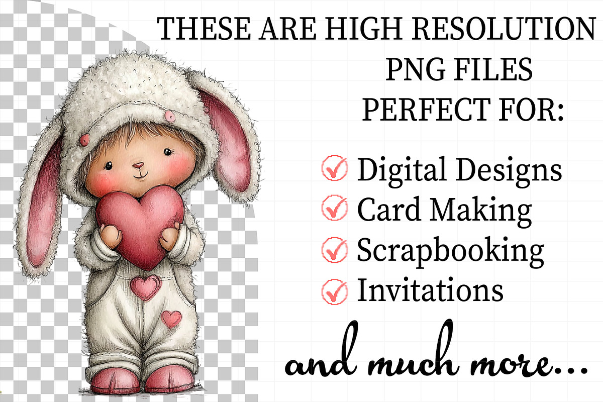 Whimsical Easter Lamb Clipart Png, an Illustration by Daily.Designs (Photo 2 of 8)