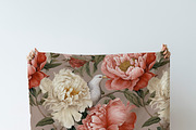 VICTORIAN PEONY Seamless Pattern, a Pattern Graphic by AYAKA Studio Co. (Thumbnail 8 of 8)