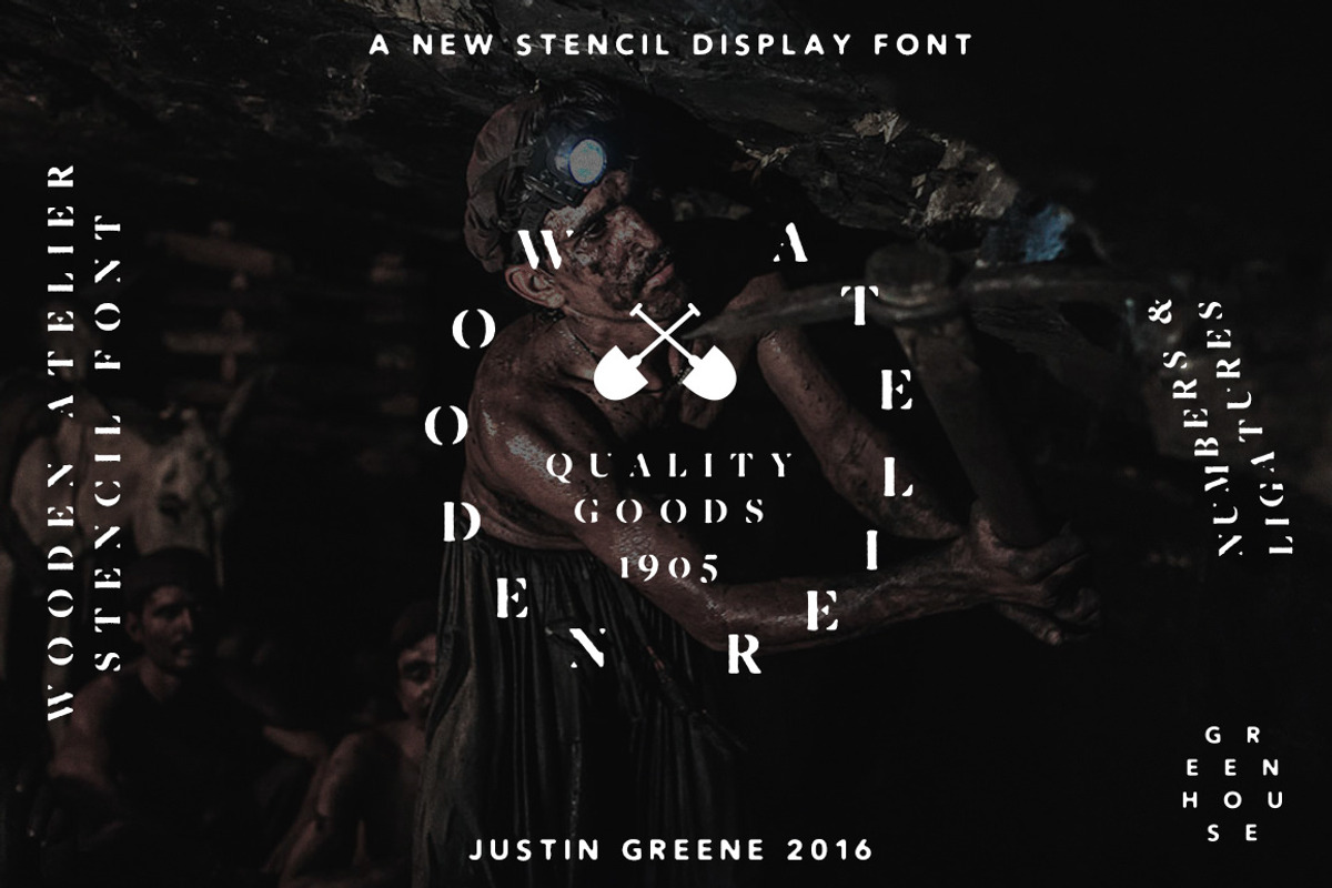 Wooden Atelier ~ Vintage Serif preview 4