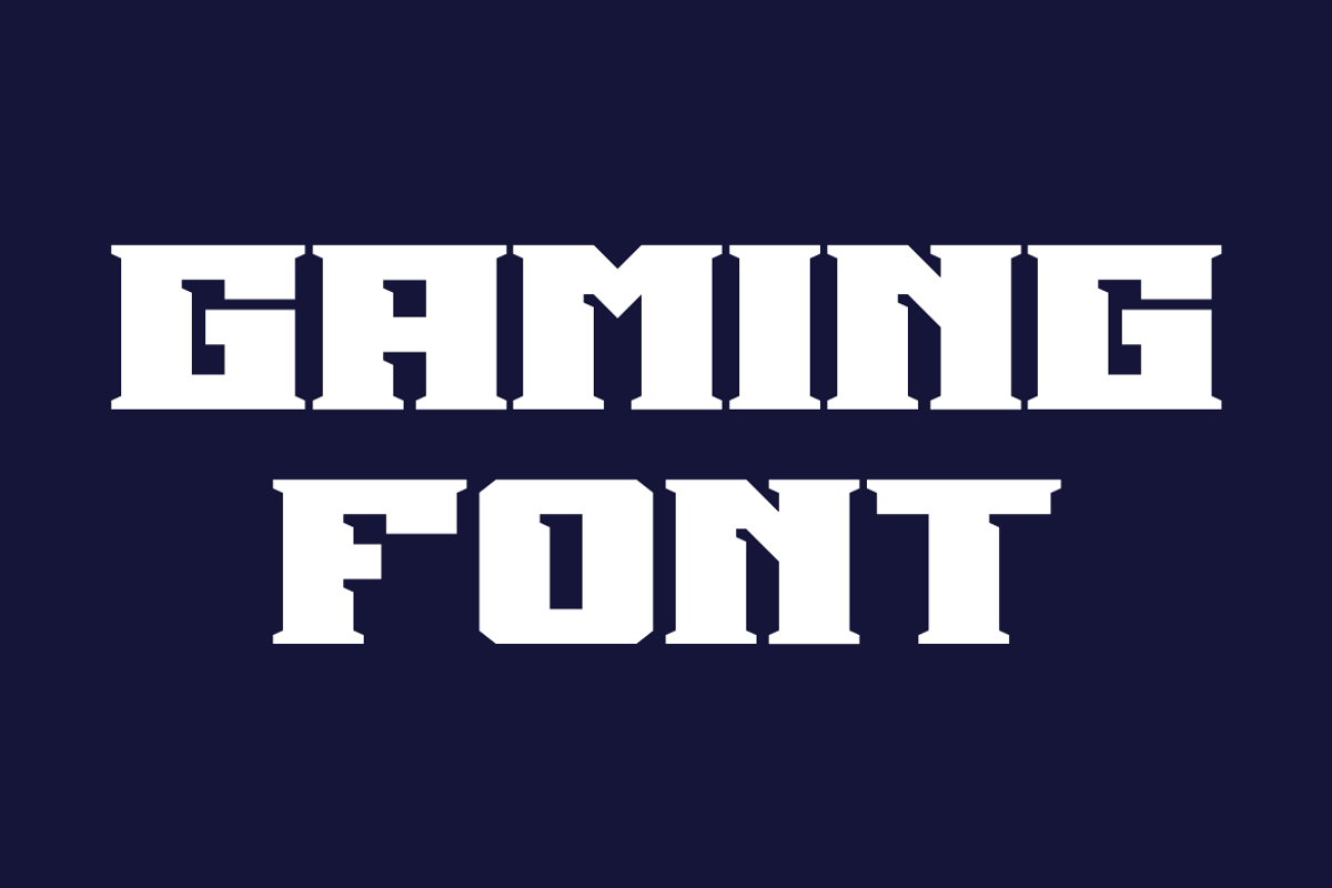 Brody Gaming, a Serif Font by alon kelakon (Photo 2 of 6)
