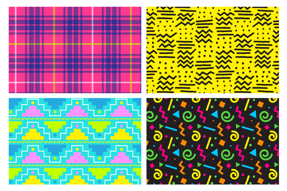 90's Fever - 24 Patterns!, a Pattern Graphic by fontalicious (Photo 3 of 9)