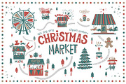Christmas market. Graphic set, a Graphic by Maru_art (Thumbnail 1 of 10)