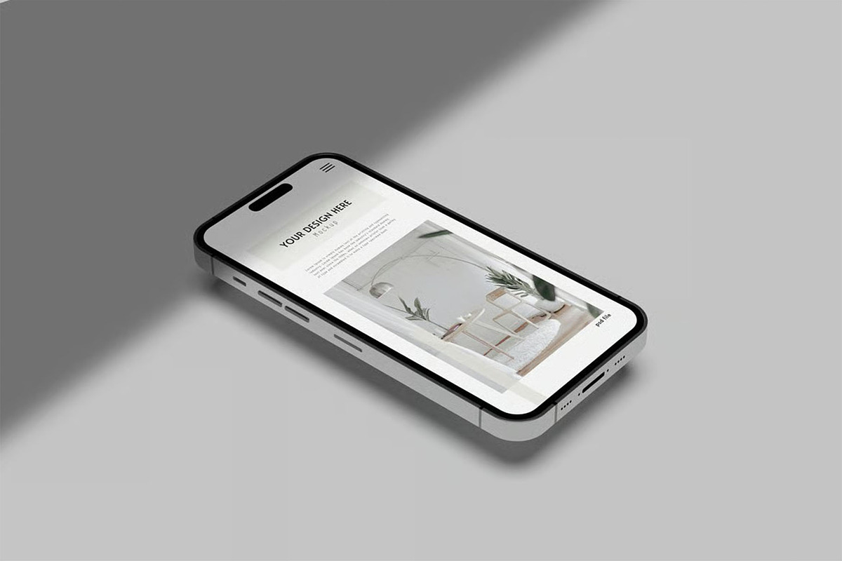 iPhone 14 Pro Max Mockup Vol 2, an iPhone Mockup by zpackcreative (Photo 6 of 7)