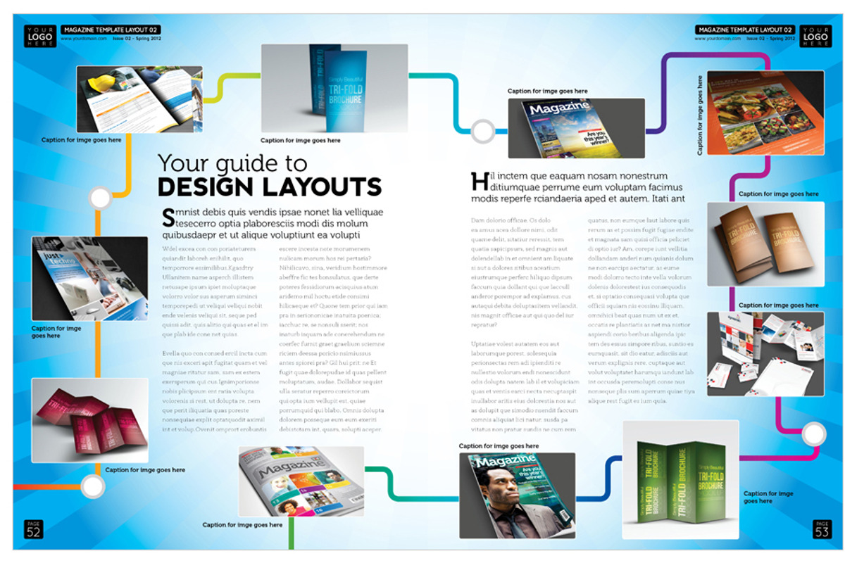 Magazine Template InDesign 02, a Magazine Template by Love Graphic Design (Photo 35 of 36)