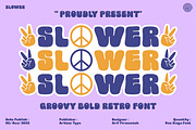 Slower, a Sans Serif Font by artism_design (Thumbnail 1 of 6)