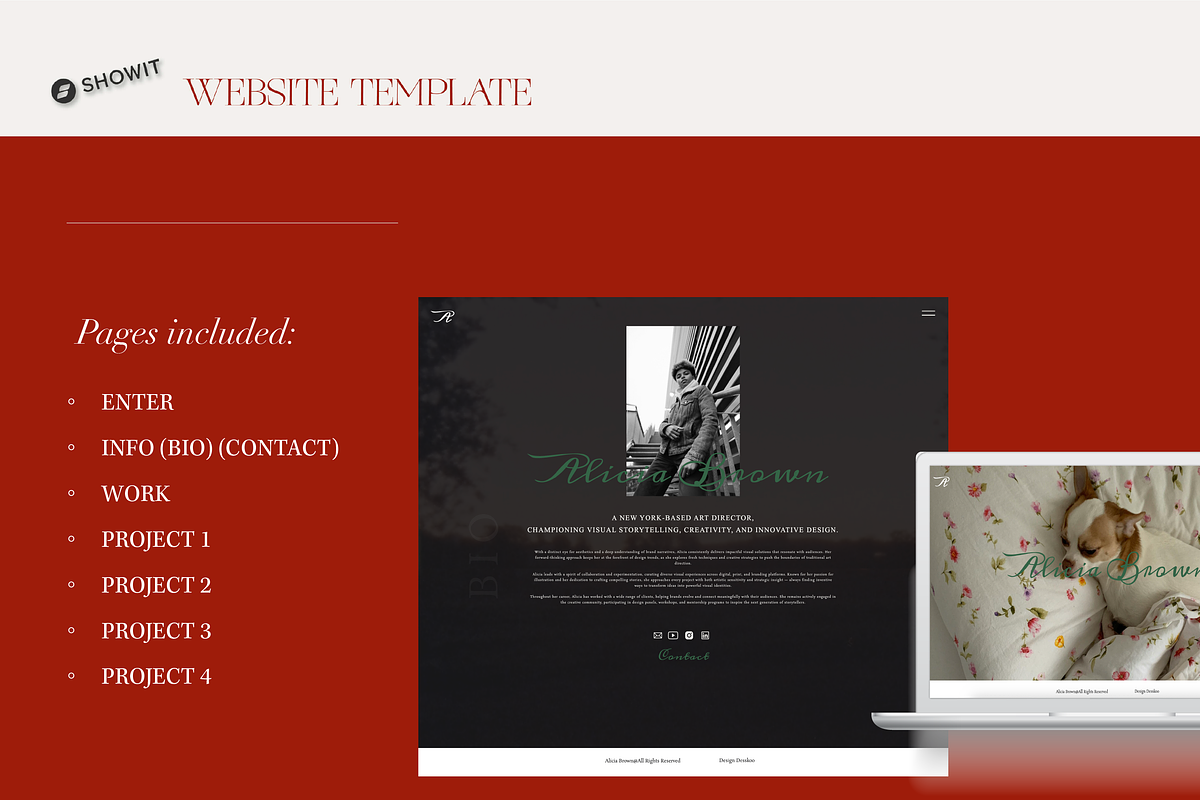 Showit Template- Visual-Storytellers preview 2