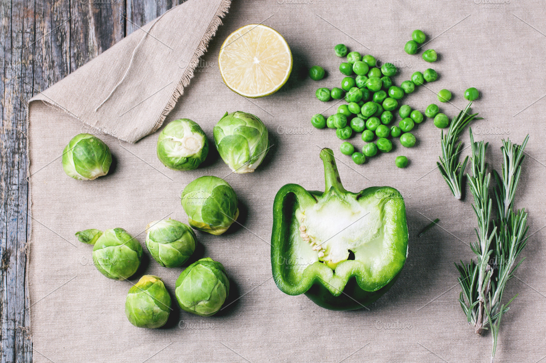 Green vegetables featuring vegetables, green, and background