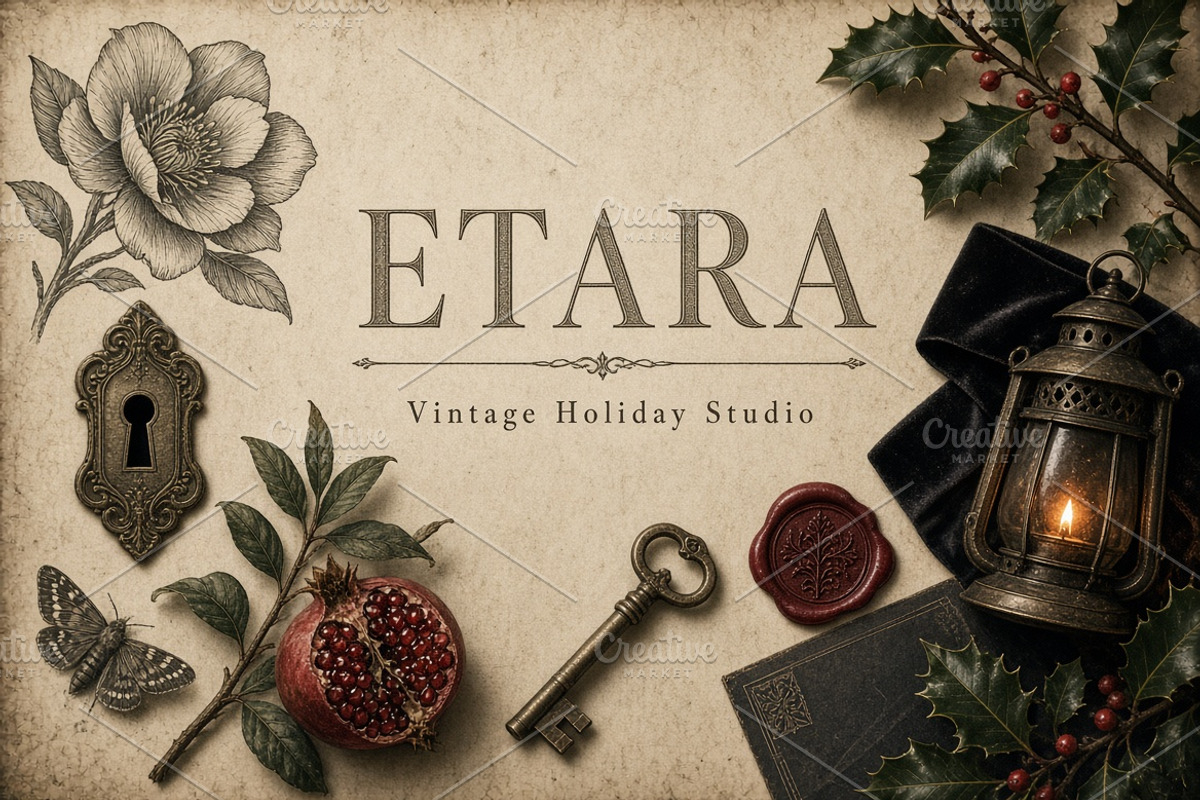 ETARA Vintage Holiday Studio, an Object Graphic by ETARA by Mea Hau (Photo 1 of 94)