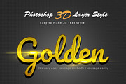 3D Bundle Photoshop Layer Style, a Layer Style Add-On by MRI STUDIO (Thumbnail 7 of 19)