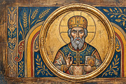 Byzantine Saint Wooden Icons, an Education Illustration by StockVerse Creative (Thumbnail 2 of 4)