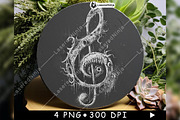 Creepy Alien Eyes Musical Note, a Background Graphic by LaseredNinja (Thumbnail 6 of 7)