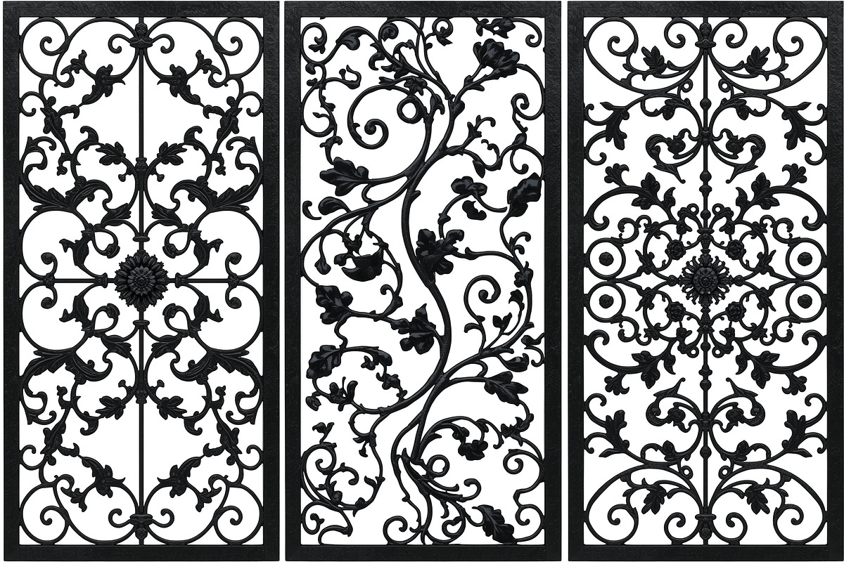 Elegant Lasercut Panel Vector Set, an Illustration by Amazin_art (Photo 10 of 21)