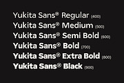 Yukita Sans Font Family, a Sans Serif Font by Yukita Creative (Thumbnail 6 of 6)