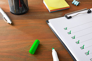 Checklist on Clipboard with Green Check Marks, a Business Photo by Davizro's Market