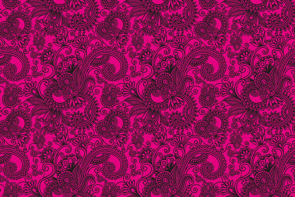 Seamless Luxurious Floral Patterns, a Pattern Graphic by ThePhoton (Photo 10 of 19)