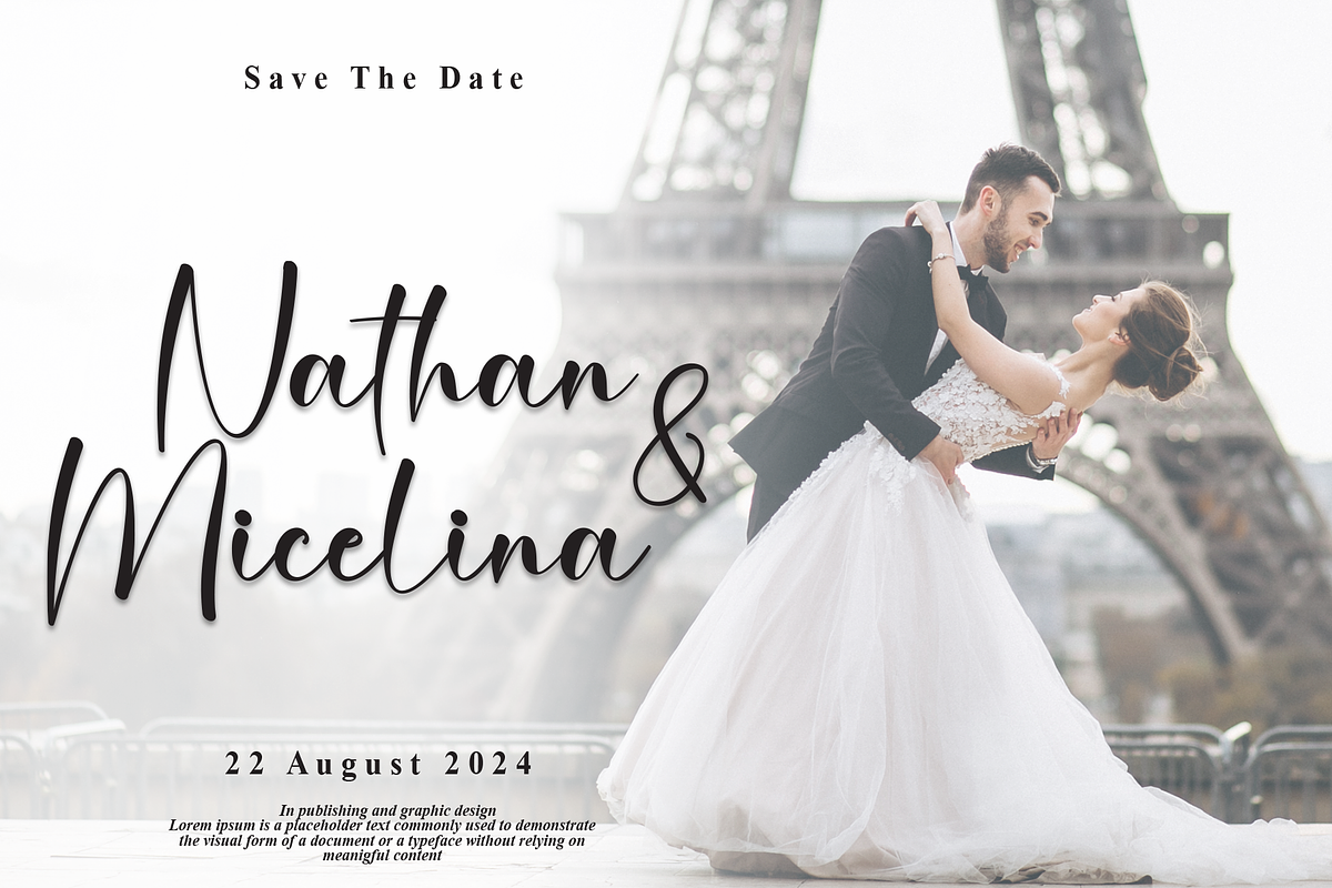 Romantic Signature | Script Font, a Handwritten Font by Scratchones (Photo 2 of 8)
