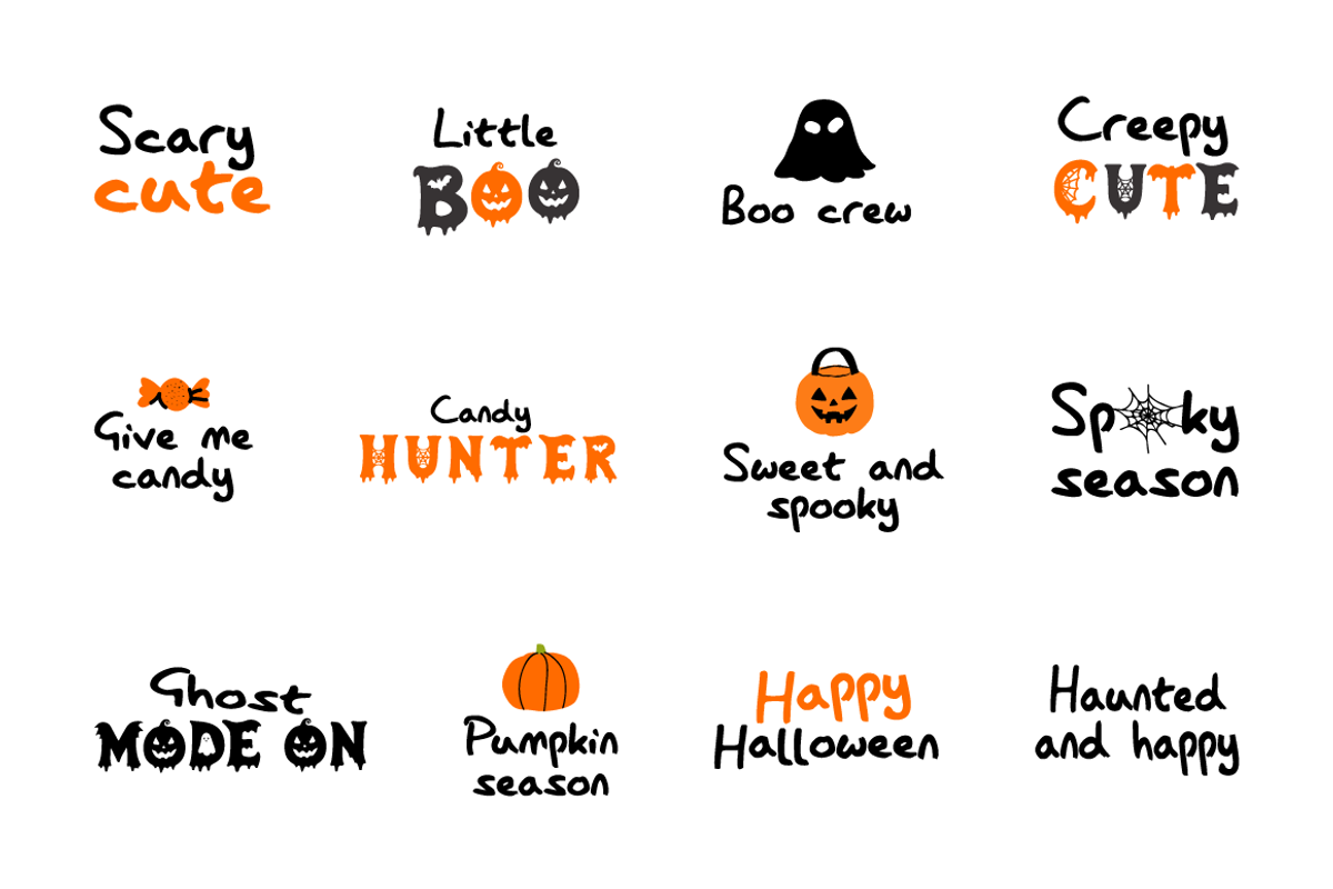 Halloween Dogs Clipart, a Seasonal Illustration by Zeukaa (Photo 4 of 10)