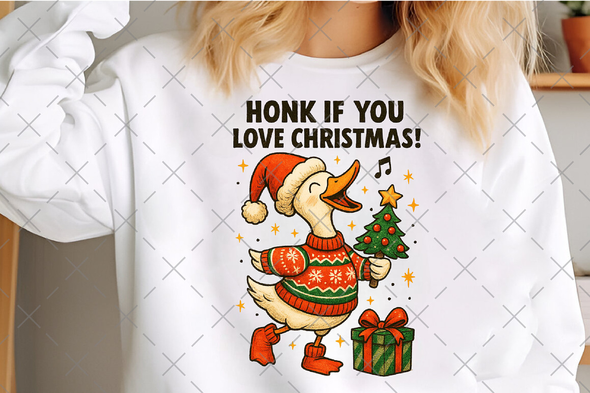 Honk If You Love Christmas Png, an Illustration by Craft Nest (Photo 5 of 6)