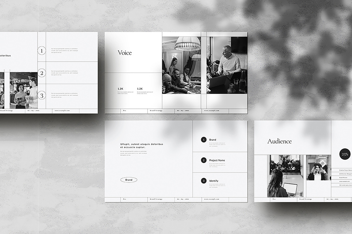 Brand Strategy Template, a Presentation Template by WhiteGraphic (Photo 6 of 7)