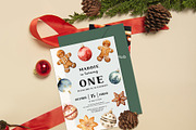 Watercolor Cozy Christmas Clipart, a Decorative Illustration by OKArtHub (Thumbnail 6 of 8)