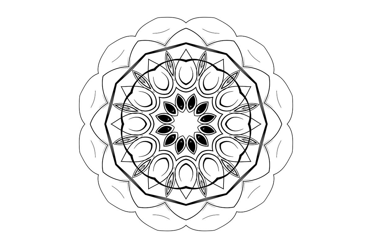 Spiritual Mandala Artwork Bundle, a Decorative Illustration by NJ Himel (Photo 97 of 104)