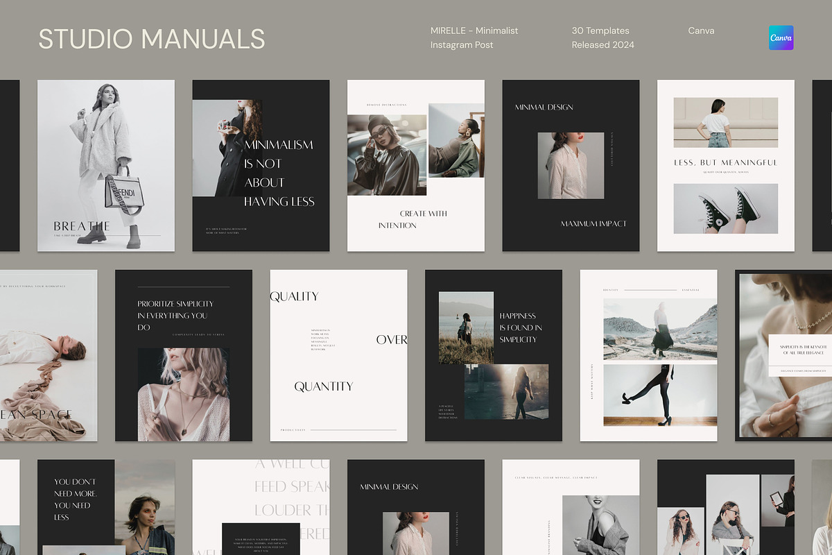 MIRELLE – Minimalist Instagram Post, a Social Media Template by Studio Manuals (Photo 4 of 8)