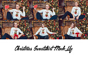 Christmas Sweatshirt Mock-Up, a Hoody Mockup by Freeman Studio (Thumbnail 4 of 12)