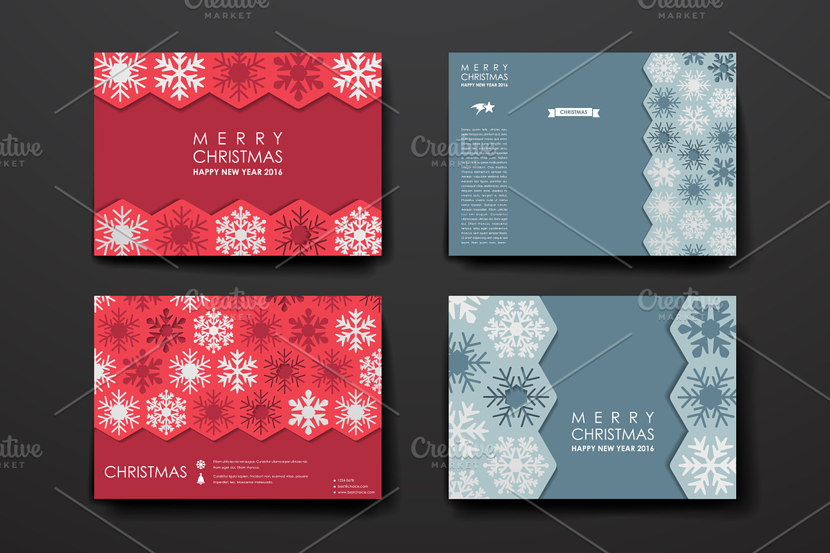 Merry Christmas Brochures, a Brochure Template by Palau (Photo 35 of 49)