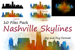 10xFiles Pack Nashville Skylines