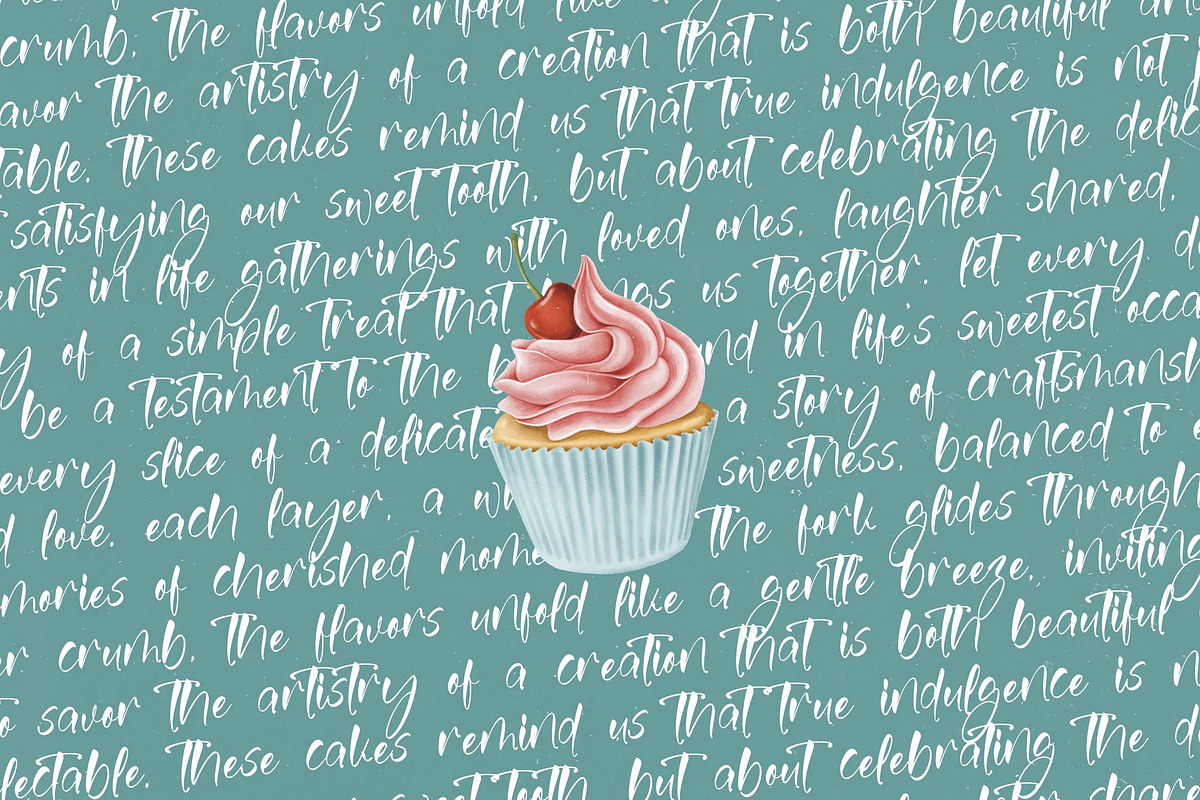 Delicate Cakes Quirky Handwritten, a Script Font by stylishtype.co (Photo 13 of 20)